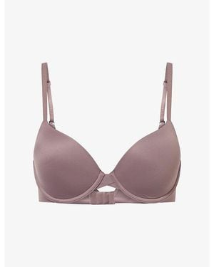 Calvin Klein Perfectly Fit Push-Up T-Shirt Bra - Purple