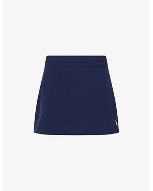 PoloRalphLauren x Wimbledonストレッチウーブン ミニスコート Polo Ralph Lauren X Wimbledon Pleated Woven Mini Skirt in