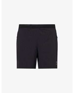 GYMSHARK Sport Hybrid Logo-Print Woven Shorts - Blue