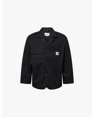 Carhartt Brader Cotton Notched-Lapel Blazer - Blue