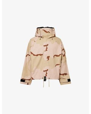 Cole Buxton Desert Camouflage Hooded Cotton-Blend Jacket - Natural