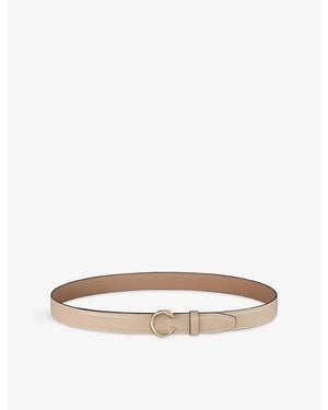 Cartier Panthère De Small Leather Belt - Natural