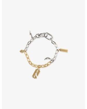 Zadig & Voltaire Zv Chain Charms Keyring - Metallic