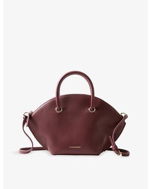 Claudie Pierlot Ring Leather Shoulder Bag - Brown