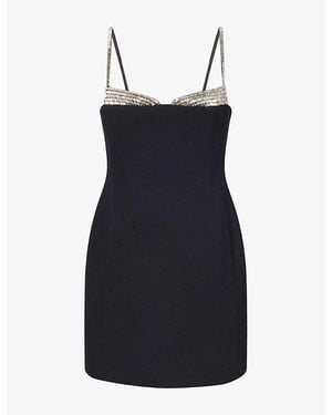 Jonathan Simkhai Maeva Embellished Bustier Mini Dress - Black