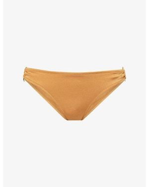 Heidi Klein Atrani Ring Bikini Bottoms - White