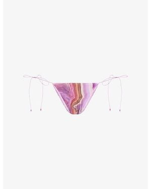 Jaded London Quartz Micro Triangle Bikini Bottoms - Pink