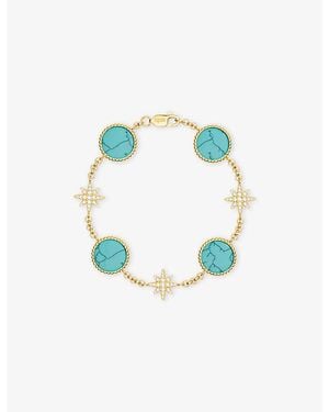 Apm Monaco Lagoon Météorites 18Ct-Plated Bracelet - Blue
