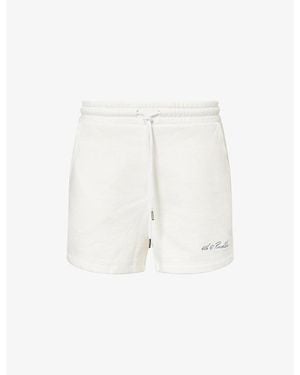 4th & Reckless Clover Cotton-Jersey Shorts - White