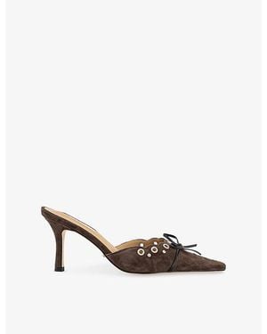 Tony Bianco Shae Suede Heeled Mules - Multicolour