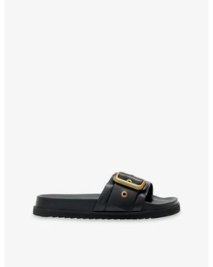 AllSaints Ellie Leather Sandals - Black