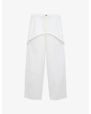 Loewe X Paula's Ibiza Wide-Leg Relaxed-Fit Denim Jeans - White