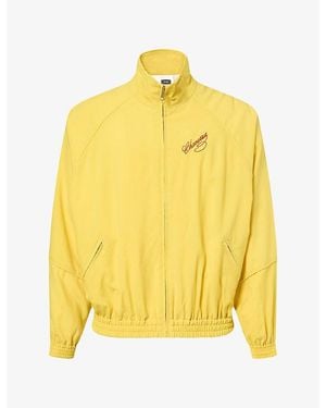 Willy Chavarria Ruff Rider Wool Track Jacket - Yellow