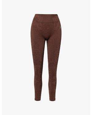 GYMSHARK Adapt Animal X Whitney Leggings - Brown