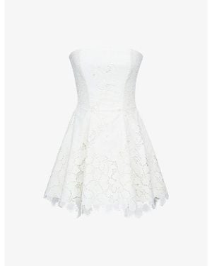 chinese dress ladies Peach Floral Embroidered Midi Dress - All Dresses main image 0