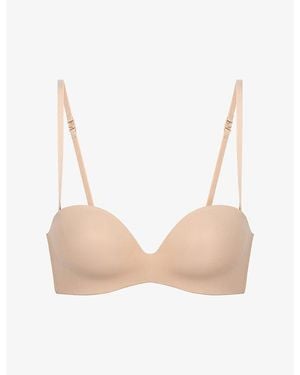 Simone Perele Essentiel Strapless Stretch-Woven Bra - Natural