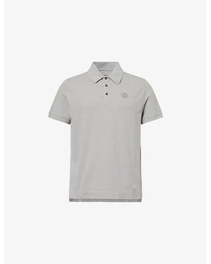 Canada Goose Beckley Brand-Embroidered Cotton Polo Shirt - Grey