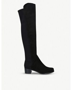Stuart Weitzman Reserve Suede Over-the-knee Boots - Black