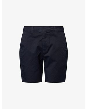 Arne Tailored Chino Cotton-Blend Shorts - Blue