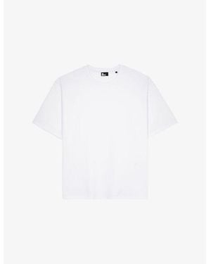 The Kooples Crewneck Regular-Fit Short-Sleeve Cotton T-Shirt - White