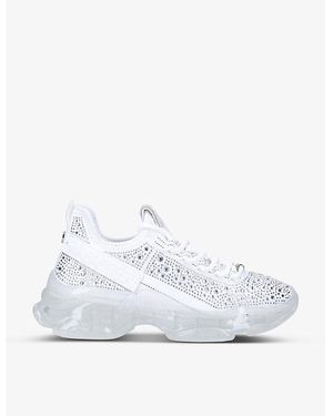 Steve Madden Maxima R Studded Textile Sneakers - White