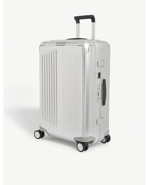 Samsonite Lite-box Alu Hard Case 4 Wheel Suitcase - Grey