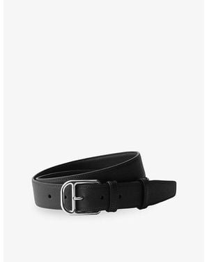 Prada Saffiano Leather Belt - Black