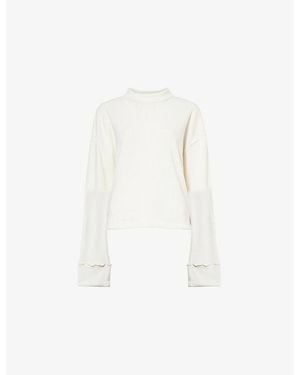 4th & Reckless Mahlin High-Neck Knitted Sweater - White