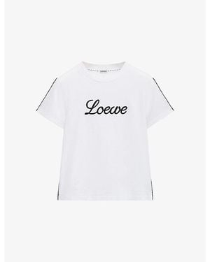 Loewe T-Shirt With Logo - White