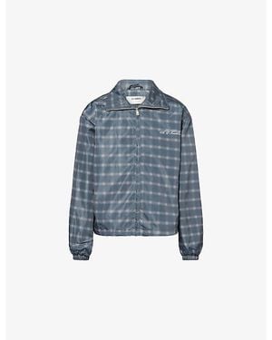 4th & Reckless Grace Check Woven Jacket - Blue