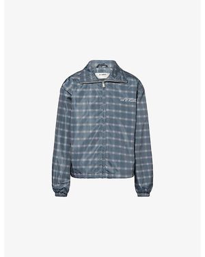 4th & Reckless Grace Check Woven Jacket - Blue
