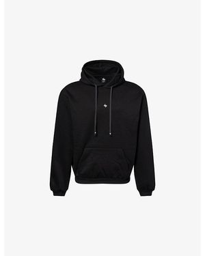 247 BY Represent Dna Logo-Print Cotton-Jersey Hoody - Black