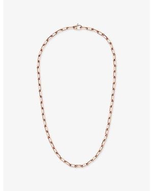 Cartier Santos De Medium 18Ct Rose- Chain Necklace - Metallic
