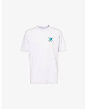 Patagonia Crewneck Graphic-Print Cotton-Blend T-Shirt - White
