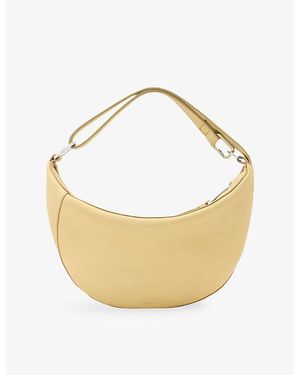 AllSaints Luna Micro Leather Shoulder Bag - Metallic
