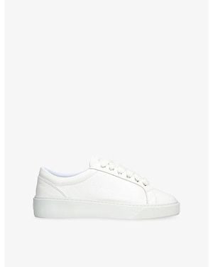 NUMERIS Signet Leather Sneakers - White