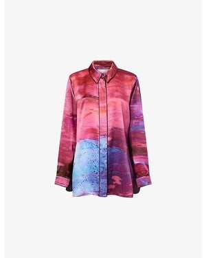 ROKSANDA Leonara Printed Silk Shirt - Red