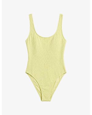 OMNES Lucia Crinkled Swimsuit - Yellow