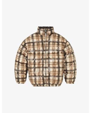 DIESEL W-Bourbon-Enbm Reversible Padded Bomber Jacket - Multicolour