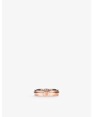 Tiffany & Co. Tiffany T Narrow 18Ct Rose- Ring - Natural