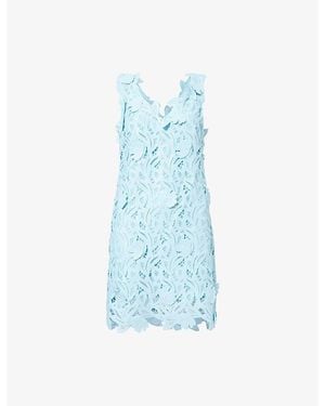 Jonathan Simkhai Raina Sequin Woven Mini Dress - Blue