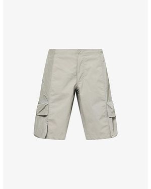 Oakley Reserve Patch-Pocket Shell Cargo Shorts - Grey