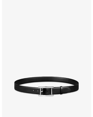 Cartier Tank De Reversible Leather Belt - Black
