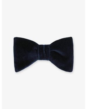 Reiss Hike Velvet Bow Tie - Black