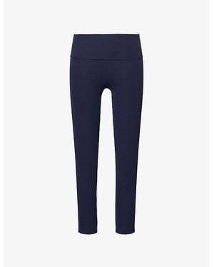 Splits59 Splits Sam Hw Rigor 7/8 Stretch-Woven Leggings - Blue
