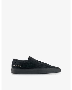 Common Projects Achilles Premium Suede Trainers - Black