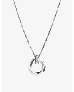 Tiffany & Co. Tiffany T T1 Circle 18Ct- Pendant Necklace - Metallic