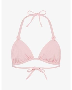 Agent Provocateur Arlie Triangle Bikini Top - Pink