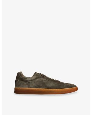 Officine Creative Halo Suede Trainers - Brown