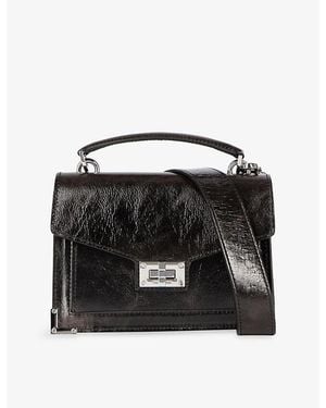 The Kooples Emily Leather Cross-Body Bag - Black